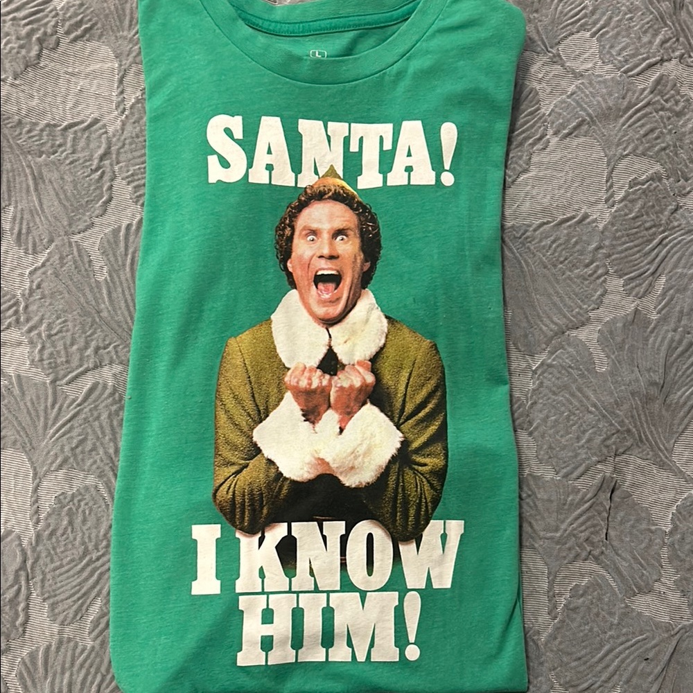 ELF Green Santa Graphic T-Shirt